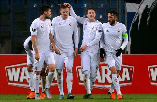 من مباراة فيورنتينا وليخ بوزنان