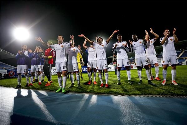 من مباراة بازل وبيلينينسيش