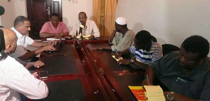 جانب من المؤتمر الصحفي