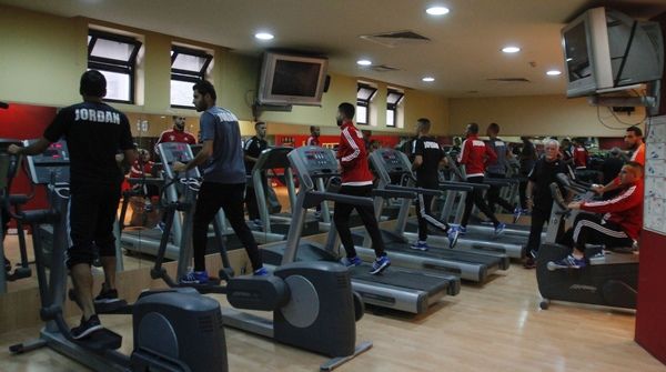 من تدريبات منتخب الأردن
