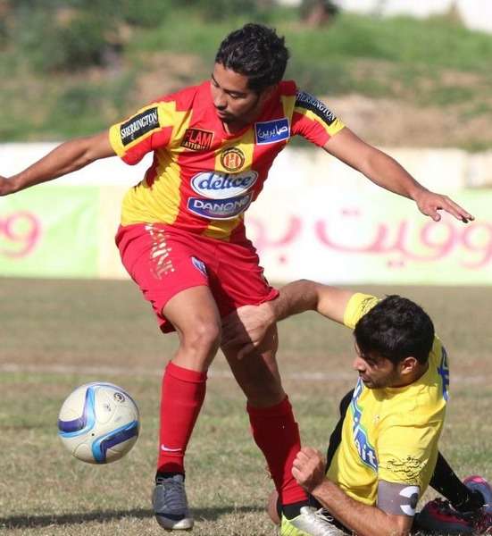 لقطة من مباراة اليوم بين النادي البنزرتي والترجي التونسي 