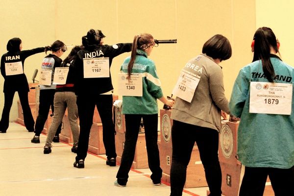 رماية البندقية 25 متر ضغط