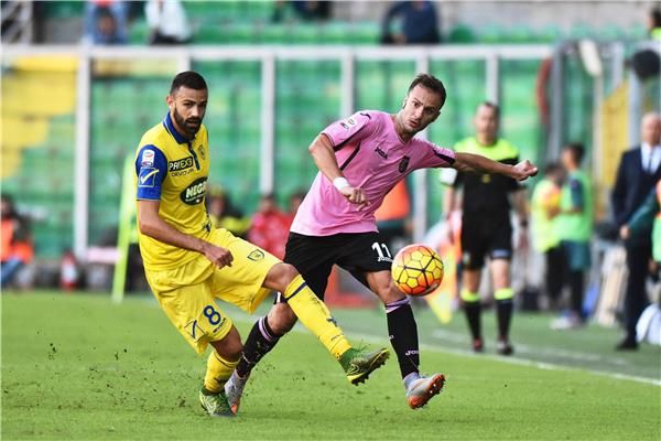 من مباراة باليرمو وكييفو فيرونا