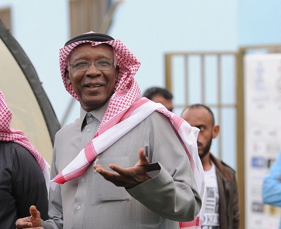 عيد حرص على متابعة تدريب المنتخب السعودي