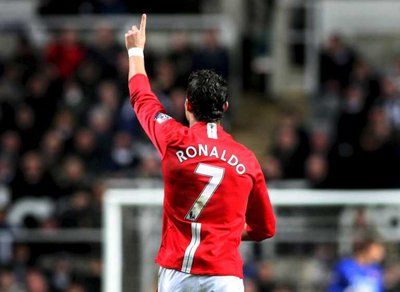 كريستيانو رونالدو بقميص مانشستر يونايتد