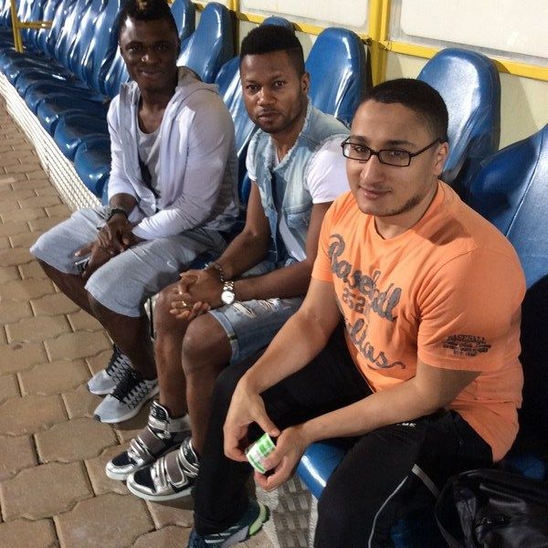 سوماليا ودوريس وأخصائي العلاج الطبيعي كما بدوا في تدريبات الامس بالقادسية