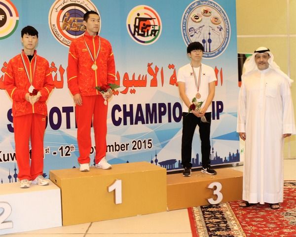 محمد الغربة يتوج رماية المسدس السريع 25متر رجال فردي