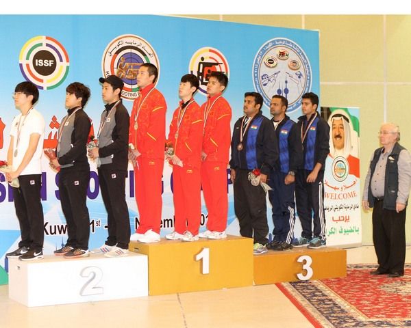 أدو مورانيك يتوج رماية المسدس السريع 25متر رجال فريق