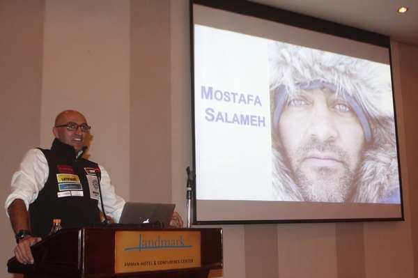 سلامة خلال حديثه في المؤتمر الصحفي 