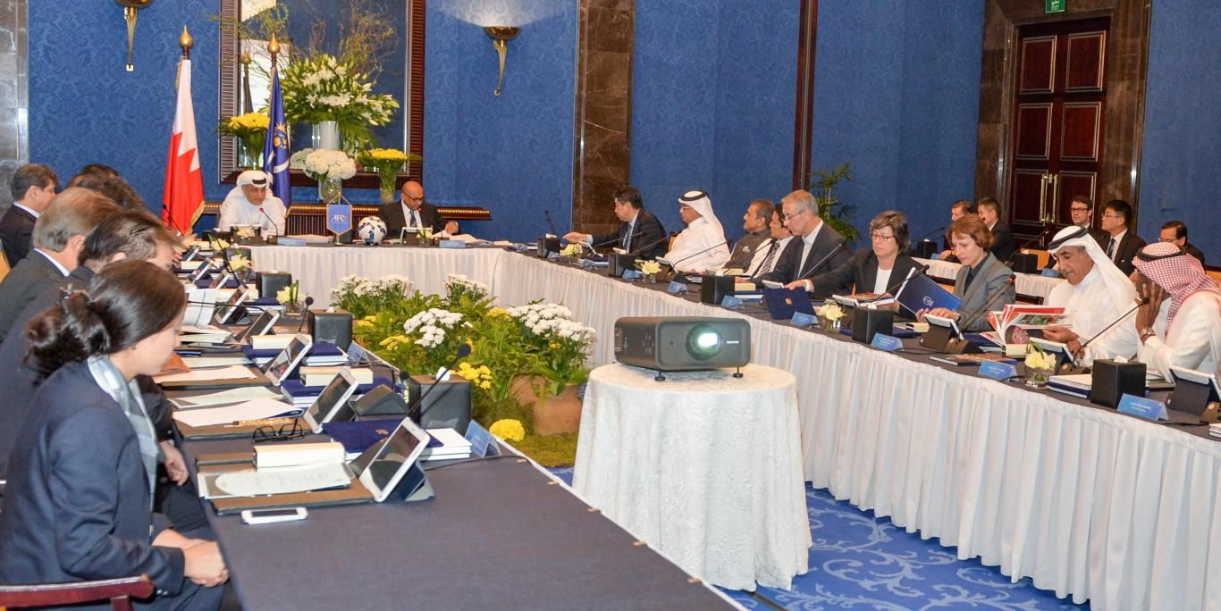 المكتب التنفيذي للإتحاد الآسيوي ناقش الخطوط العريضة للرؤية الجديدة با جتماعه الاخير في البحرين
