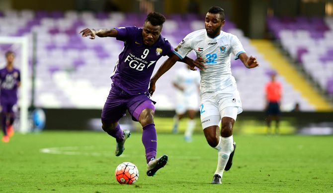 من مباراة العين ودبا الفجيرة