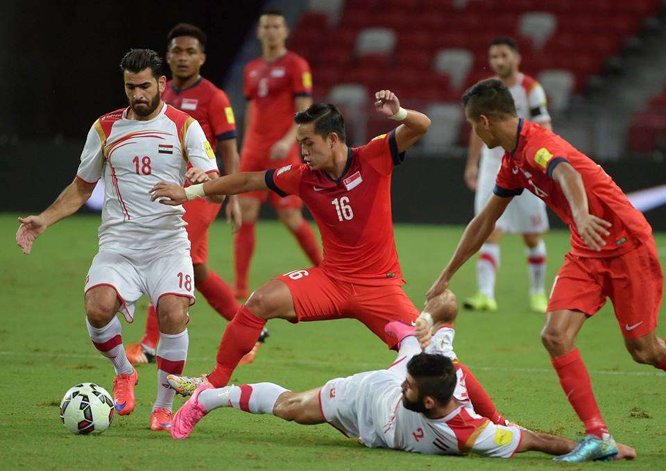 من مواجهة سوريا وسنغافورة 