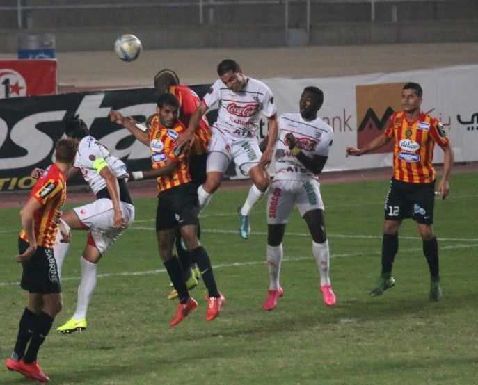 من مباراة اليوم بين الترجي الرياضي والملعب التونسي 