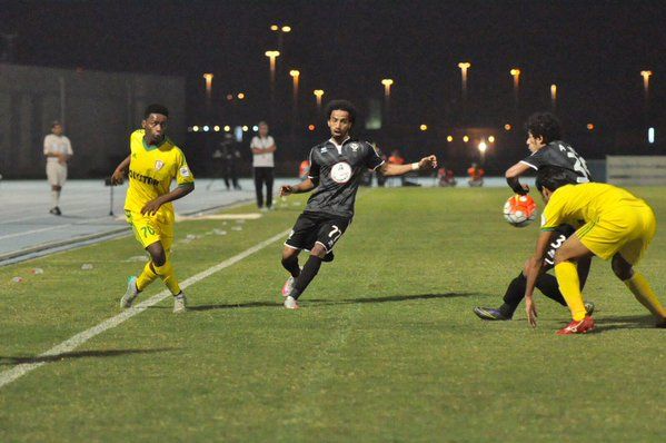 من مباراة نجران والهجر