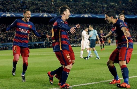 messi nymar surez
