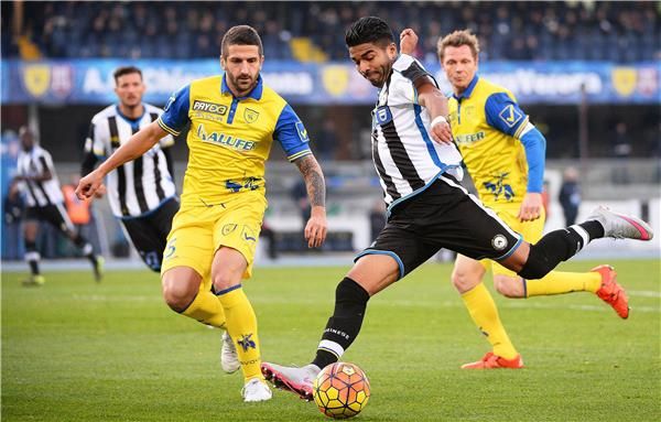 من لقاء كييفو فيرونا وأودينيزي