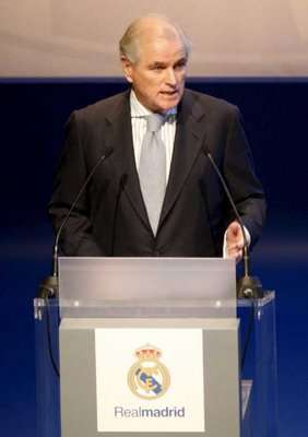رامـون كـالـديــرون - رئيـس نـادي ريـال مدريـد -