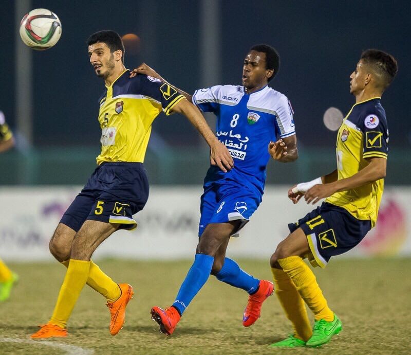 جانب من مباراة الساحل والجهراء