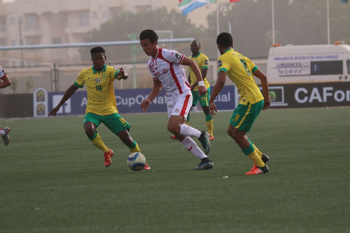 من مباراة تونس وجنوب افريقيا 