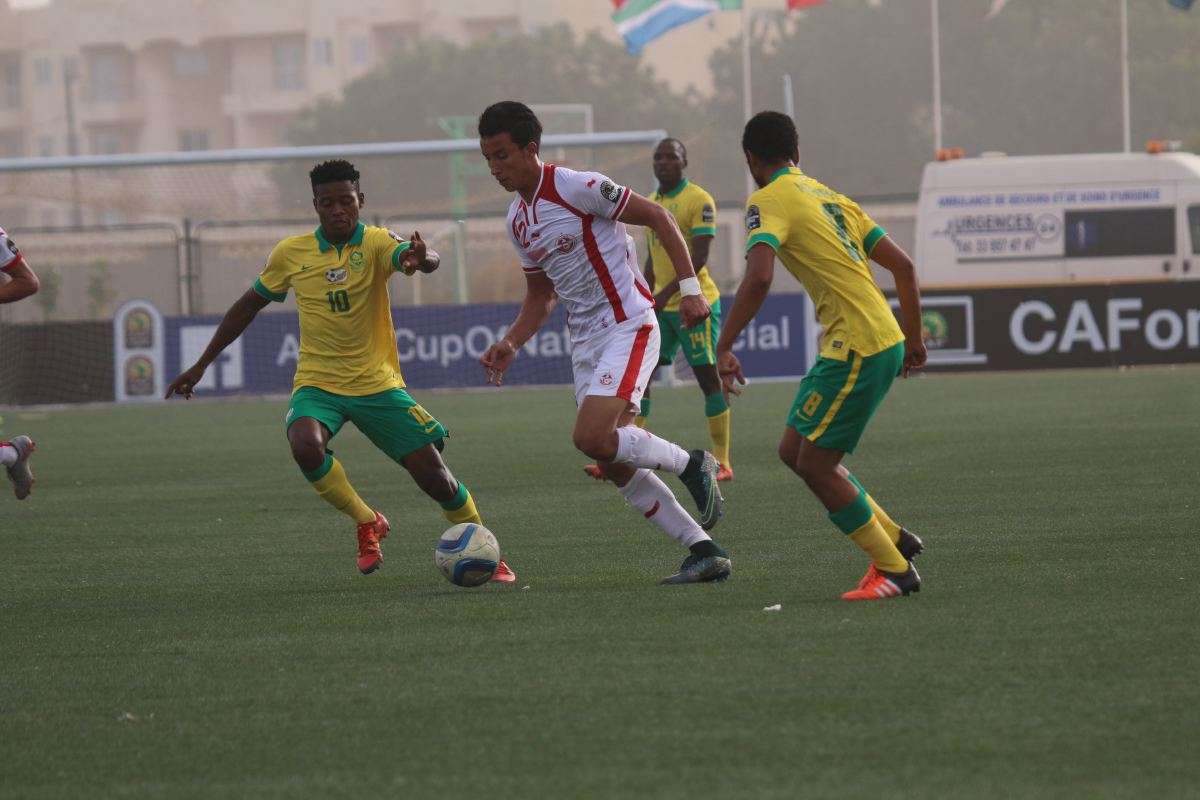 من مباراة تونس وجنوب افريقيا 