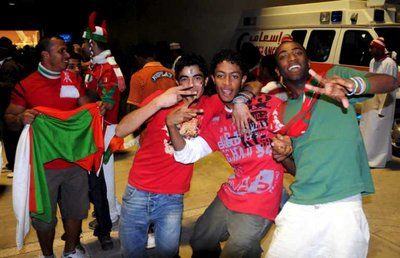 جماهير عمان سعيدة بالتأهل لنصف النهائي (لقطة أرشيفية)