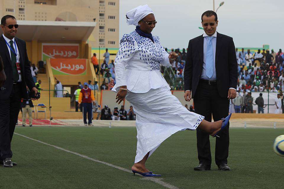 وزيرة الرياضة الموريتانية