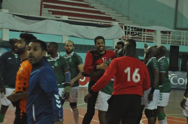 فرحة الاهلي السعودي بعد الفوز على الصفا