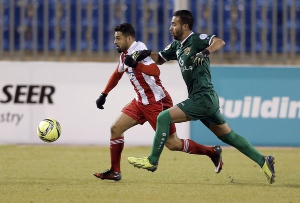 من لقاء الأهلي وشباب الأردن اليوم