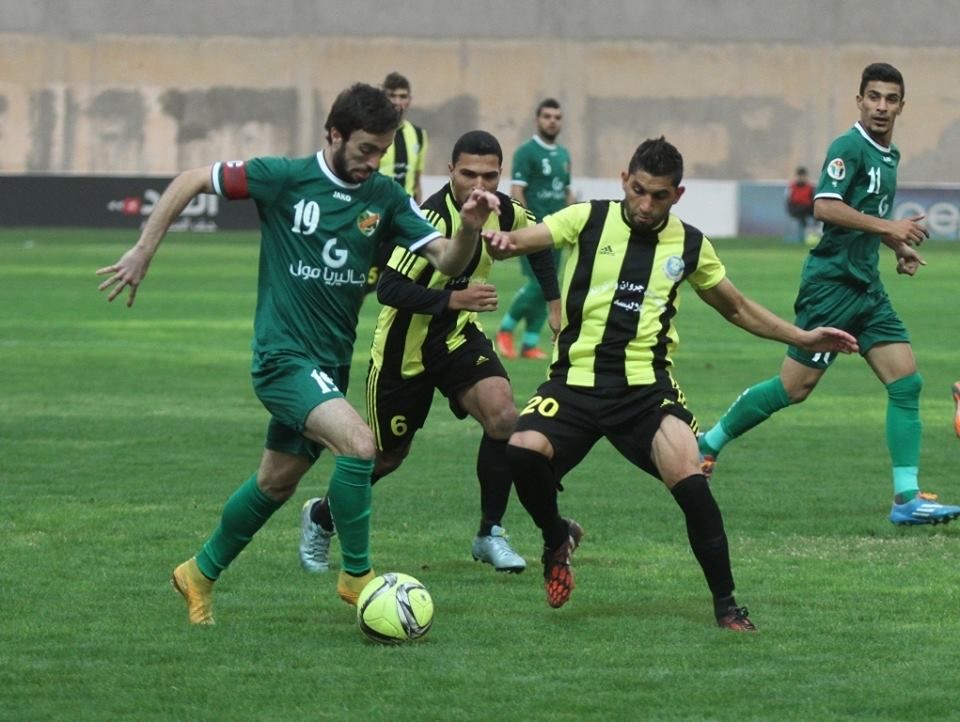 من لقاء الأهلي والطرة ذهابا 