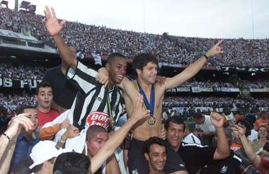 دييجو وروبينهو مع سانتوس البرازيلي