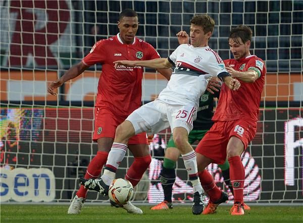 من لقاء بايرن ميونيخ وهانوفر