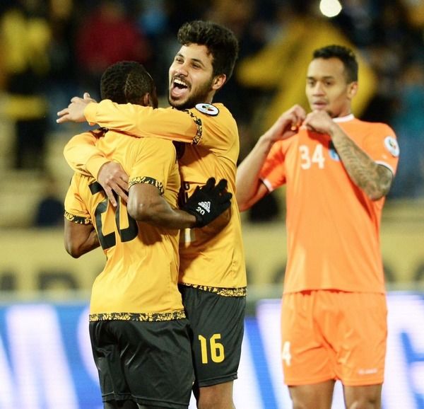 من مباراة كاظمة والقادسية