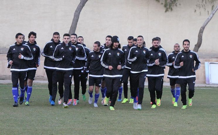 جانب من تدريب المنتخب الأولمبي 