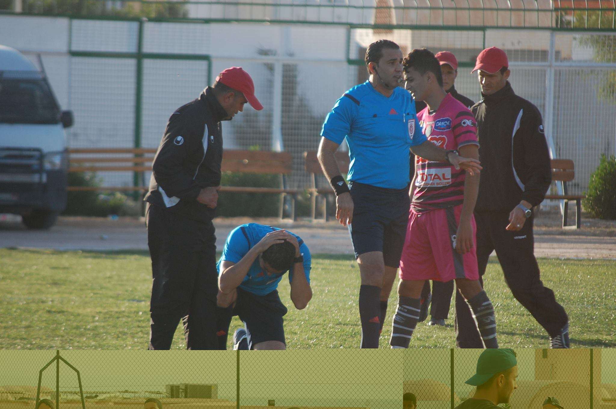  الاحداث التي حرت في مباراة اولمبيك سيدي بوزيد والترجي الرياضي التونسي 