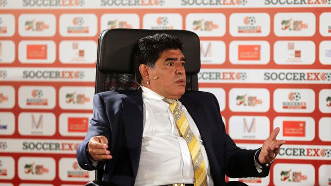 ماردونا يتحدث في سوكراكس في البحر الميت