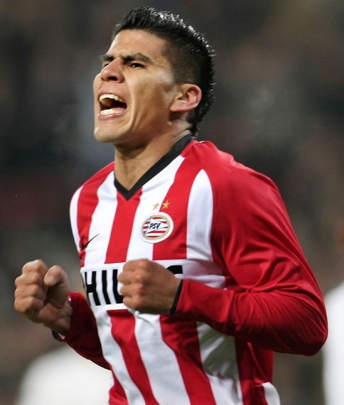 سالسيدو يحتفل بهدفه في مرمى بريدا