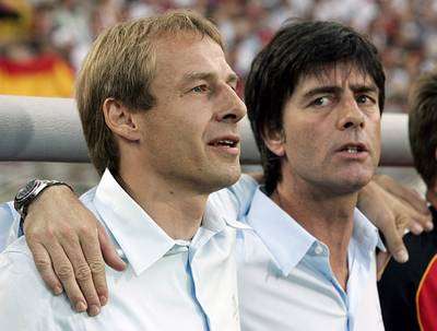 يورجن  كلينسمان مع يواخيم لوف