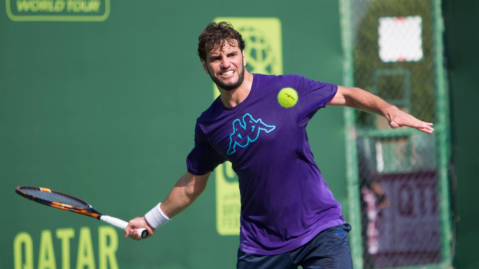 من تدريبات الجزيري مع نادال