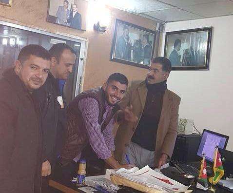 عبادة يوقع عقده بحضور العجلوني 