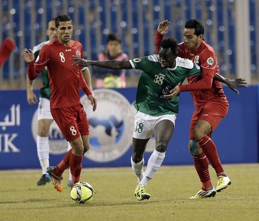 من لقاء سابق بين الوحدات والجزيرة 