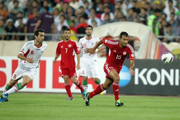 سلامي (15) في مباراة منتخب لبنان مع إيران