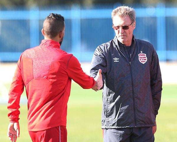 من اول حصة تدريبية لرود كرول 