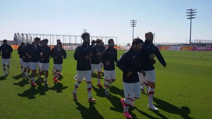 من تدريبات المنتخب السوري
