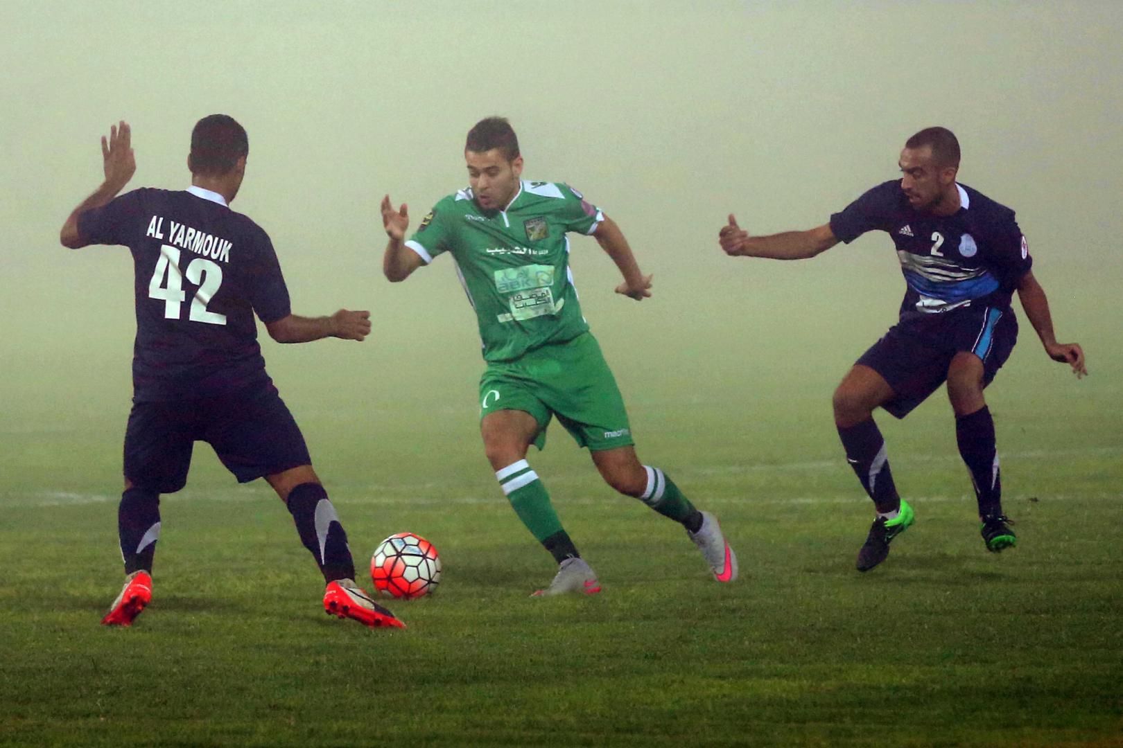 جانب من لقاء اليرموك والعربي السابق