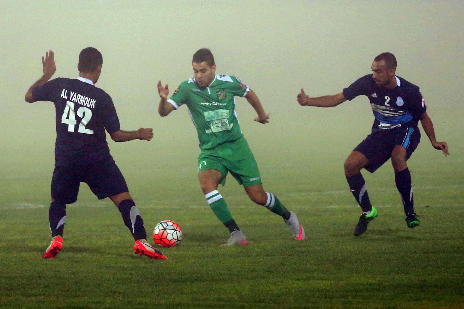 جانب من لقاء اليرموك والعربي السابق