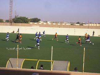 صورة من لقاء اليوم بين الوئام وأف سي نواذيبو