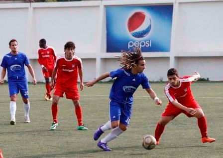 من مباراة الشباب الغازية مع الاجتماعي اليوم الجمعة