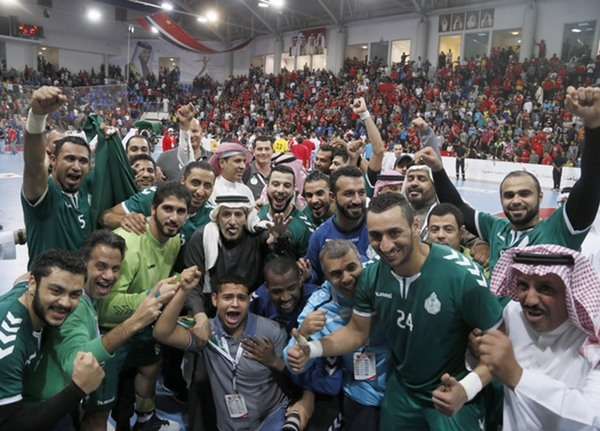 صور فرحة المنتخب السعودي لكرة اليد باالتآهل لكاس العالم