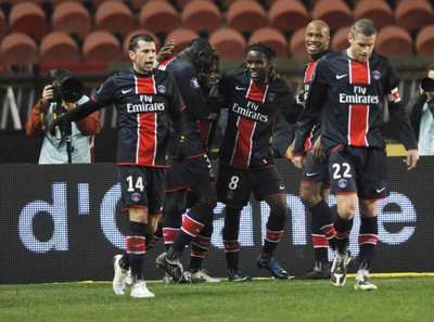 لاعبي باريس سان جيرمان