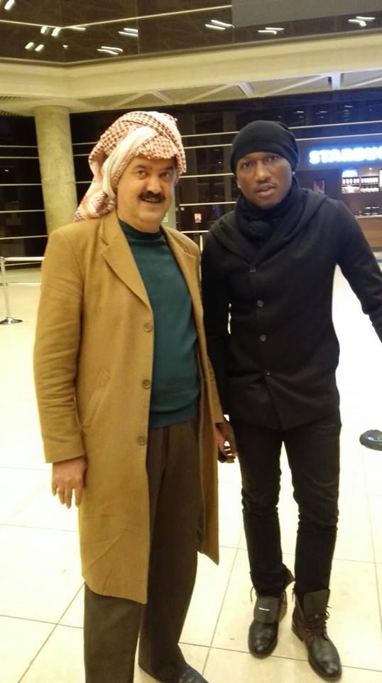 العجلوني في استقبال دجيمبا في المطار فجر الأربعاء 